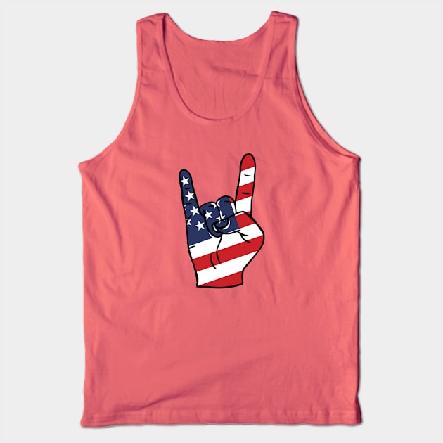 Rock On, USA Tank Top by SLAG_Creative